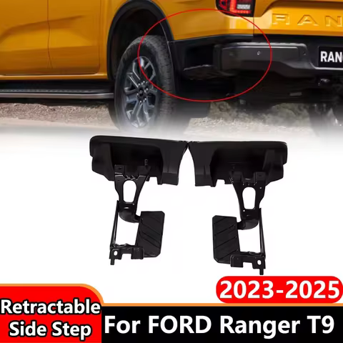 Car Accessories Retractable Side Step Fit For Ford Ranger T9 2023 2024 2025 Retractable Side Foot St