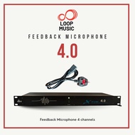 Feedback 4.0 Microphone Eliminator – 4 Channel XLR Input & Output (Ready Stock)