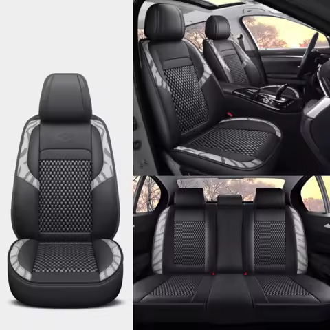 Ice Silk Universal Car Seat Covers For BMW E60 F30 E4 E30 E91 Volkswagen Golf 4 5 6 7 8 Audi A4 B6 B