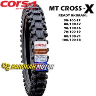 BAN LUAR TRAIL CORSA MT CROSS-X ring 16 17 18 19 21 BAN MOTOR TRAIL TUBETYPE ( Non tubeless )