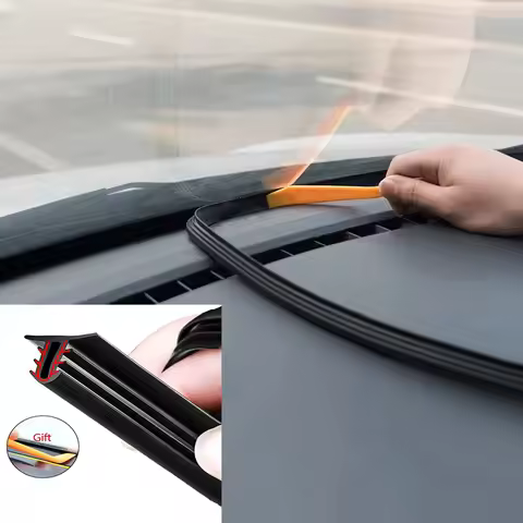 Universal Car Dashboard Sealing Strip Noise Sound Insulation For Car Window Rubber Mondeo Mk4 Peugeo