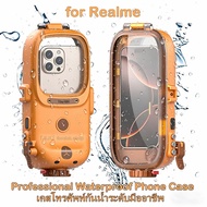 Waterproof Phone Case 15M Bluetooth Shutter Universal Underwater Diving Cover for Realme 16 Pro Plus