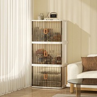 Yeya也雅 60cm面寬-速組摺疊式雙向開蓋透窗收納箱(附輪)-3入