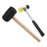 2 PCS Rubber Hammer, Multi-Function Hammer, Suitable for Crafts, Woodworking, Flooring, Camping and 