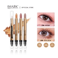 IMAGIC Double Headed Highgloss Eyeshadow Pen Brightens Complexion Easily Smudges Fine Flashes Highli