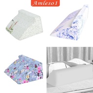 [Amleso1] Wedge Pillow Triangle with Washable Cover Leg Bolster for Post Surgery Pregnancy Back Legs