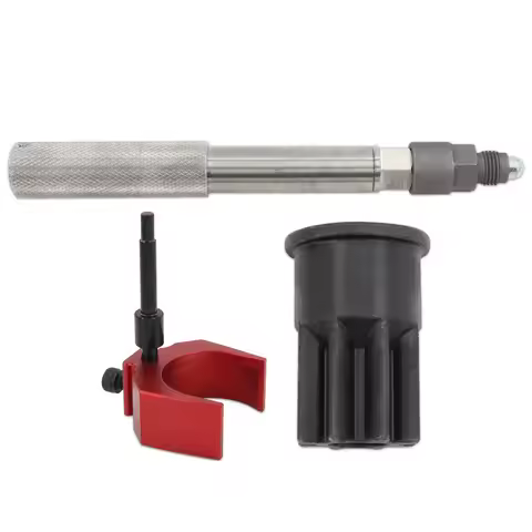 ​J-42083 Automatic Timing Pin+9U-7227 Injector Height Adjustment Gauge Tool+Engine Barring Socket fo