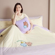 LINE FRIENDS | 好友地球 四季被-鵝絨黃