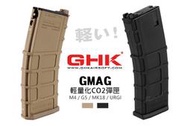 【KUI】GHK 新版輕量化 GMAG Co2彈匣 35發彈夾（通M4／G5／MK18 GBB）49440