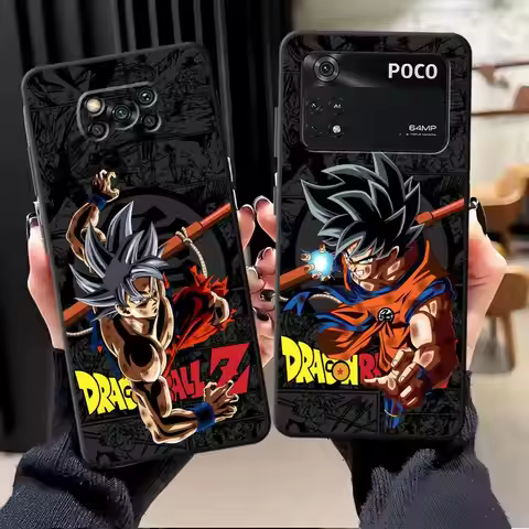 DD-ragonS B-allS Anime Black Soft Phone Cover Case for Xiaomi Poco F8 X3 X4 X5 X7 Pro C75 F1 C61 C50