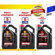 Motul 8100 X-CLEAN 5W40(5L) / X-CLEAN EFE 5W30(5) / 4100 TURBOLIGHT 10W40 (5L) Synthetic Engine Oil 