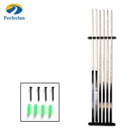 Perfeclan Billiard Cue Rack Pool Accessories for 6 Pool Cue for Club Game Room Sports