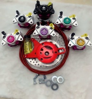 Combo phanh đĩa sau heo cá mập Folamdo CNC {không kèm tay phanh}