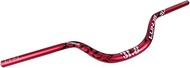 ROADNADO MTB Riser Bike Handlebar 31.8mm Extra Long Mountain Bicycle Bar for Mountain, Road, Hybrid Bikes 720mm Red