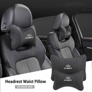 1Pcs Car Seat Headrest Auto Neck Waist Pillow For Chery Tiggo 7 Pro 8 4 3 2 T11 5X Amulet Fora QQ IQ