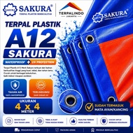 A12 Sakura Plastic Tarpaulin | Size 4x4 meters