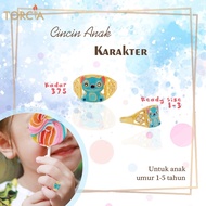 Torcia Gold 375 Pure Gold Stitch Children's Ring