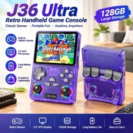 Portable J36 Ultra handheld game console, retro arcade GBA PSP games, WiFi online multiplayer family