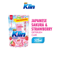 So Klin Deterjen Cair Sakura Strawberry 525ml