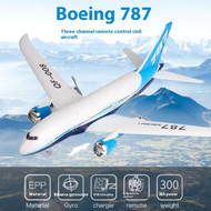 RC máy bay Boeing 787 tàu lượn qf008 2.4G điện điều khiển từ xa máy bay ba kênh cánh cố định máy bay