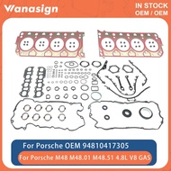 Engine Full Head Gasket Set Fit 4.8 L For Porsche Cayenne Panamera S GTS Turbo M48 M48.01 M48.51 4.8