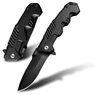 Pocket Folding Knife set with Hunting Stainless Steel Clip Point Lock Blade Knives and Lightweight L
