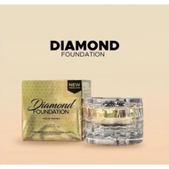 DHERBS DIAMOND FOUNDATION SET COMBO TERMASUK GLASS SKIN COMPACT POWDER