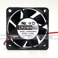 Original CROWN AGE06025B24H/U 24V 0.15A 0.23 A 6025 Inverter Cooling Fan