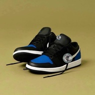 AIR J0RD@N 1 LOW GS - BLACK ROYAL TOE