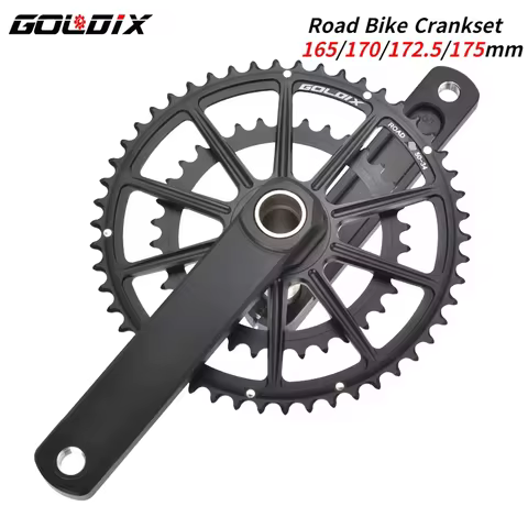 GOLDIX 50-34T/52-36T/53-39T Road Bike Crank Ultralight 22/20 speed crankset for SHIMANO SRAM 105 702