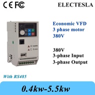 380โวลต์อินพุตสามเฟส0.4KW 5.5KW 380โวลต์มอเตอร์380โวลต์อินเวอร์เตอร์ไดร์เวอร์ความถี่เครื่องควบคุมควา