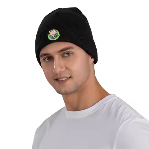 Mr Bean Winter Skullies Beanies Hat Warm Autumn Knitted Hats Bonnet Caps for Women Men