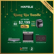 [Bundle B2] Hafele 90cm Semi Integrated Hood + 75cm Hybrid Hob + Self Clean 60L Oven + Free Air Fryer 538.61.851