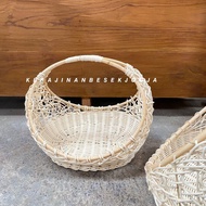 RATTAN RING BASKET | Fruit basket food basket basket dry cake basket basket