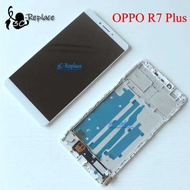 Dsxg AMOLED / TFT White 6.0 Inch Para Sa OPPO R7 Plus Global LCD Display Touch Screen Digitizer Asse