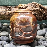 柴燒藝術古典造型陶罐 茶倉 招財聚寶盆罋 茶葉罐 置物罐 調味罐