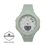 Casio Baby-G Bluetooth® Mint Green Resin Band Watch BSAB100CS-3A BSA-B100CS-3A