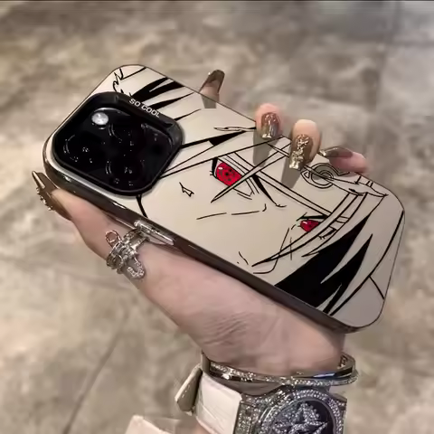 Uchiha Itachi NARUTO Anime Back Phone Case for iPhone 11 12 13 14 15 16 17 Pro Max Plus mini Air 17p