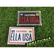 Sticker ELLA USA california