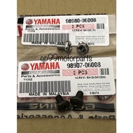 YAMAHA Y125Z RXZ SS2 PROTECTOR MUFFLER SCREW SET GREEN/CHROME COLOR ORIGINAL THAI YAMAHA