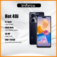 ❐ 🅿 ☮ Infinix Hot 40i Smartphone 8+256GB Memory 5000mAh FHD Camera Original Legit Cellphone 5G Mob