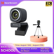 NearStream 1080P@60FPS USB Webcam with AI Noise-Canceling Microphone Software Auto Focus PC Camera W
