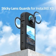 For Insta360 one X3 Sticky Lens Guards Dual-Lens 360 Mod For Insta 360 X3 Protector Cover Camera Accessories New Anti-Scratch