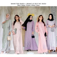 {ASKA.ID ORIGINAL} SOFYA TILLE PEARL DRESS MUSLIMAH WOMEN'S GAMIS DRESS TULLE GLITTER LEBARAN