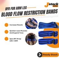 💯ReadyStock-2Pcs BFR Blood Flow Restriction Bands Belt Strap Occlusion Tourniquet Bicep Training bic