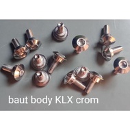 baut body KLX, ninja crom 6 x 16