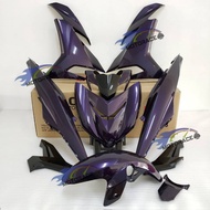 VELOZI RACING FULL BODY COVER SET PURPLE / BLACK YAMAHA Y15ZR V1 & V2