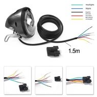 [COLORHM] 48V electric bike front light  ebike headlight scooter light DAY LIGHT HIGH BEAM❤