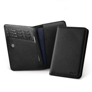 VULKIT-กระเป๋าหนังสะพายข้างพาสปอร์ตพร้อมที่ปิดแม่เหล็กที่ปิดแบบ Dompet Travel RFID ที่ใส่บัตรผ่านขึ้