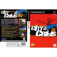 PS2 Game Game City Crisis , Dvd game Playstation 2